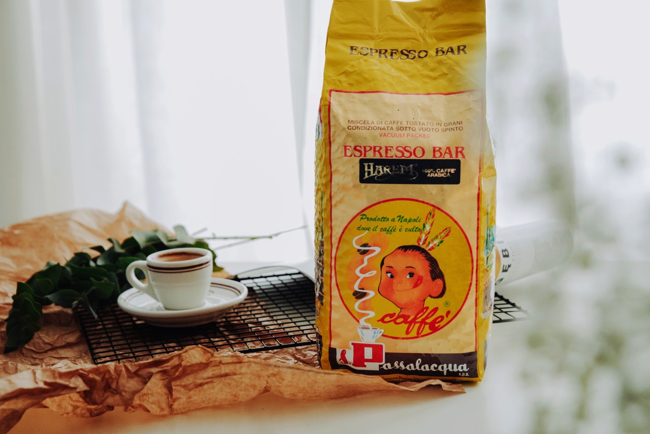 kawa ziarnista PASSALACQUA HAREM 1 KG 5% JAMAICA BLUE MOUNTAIN